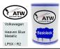 Preview: Volkswagen, Heaven Blue Metallic, LP5X / R2: 500ml Lackdose, von ATW Autoteile West.